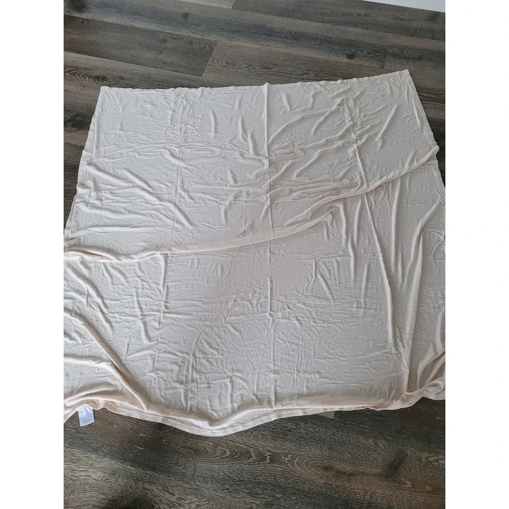 Baby Blueberrie Stretchy Swaddle Blanket Peach Cream 47x47 Rayon Spandex #7